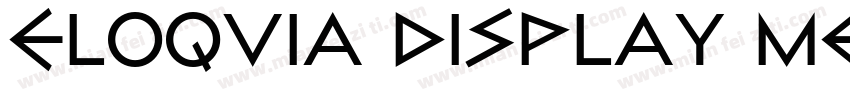 Eloquia Display Medium字体转换